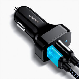 Cargador para Auto USB Dual 2.1A Negro - Imagen 3