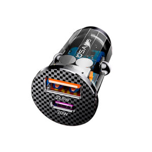 Cargador de auto C25 QC+PD 42.5W Negro - Imagen 1