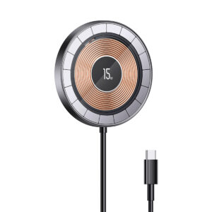 Cargador Celular Inalambrico Magsafe 15W Transparente - Imagen 1