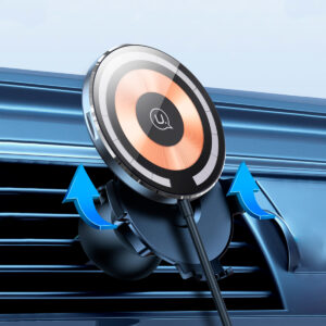 Cargador Inalambrico Magnetico para Auto 15W Transparente - Imagen 3