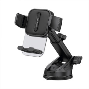 Soporte Celular Auto Retractil Negro - Imagen 1