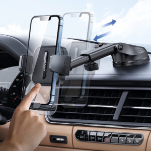 Soporte Celular Auto Retractil Negro - Imagen 2