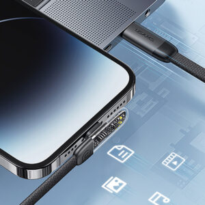Cable Tejido ICEFLAKE iPhone a Type-C PD 2m - Imagen 2