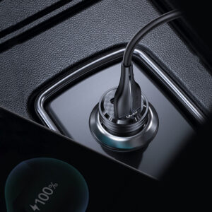 Cargador para Auto Rapido C35 USB + Type-c 45W Negro - Imagen 2