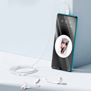 Audífono EP41 MAX iPhone handsfree 1.2m Blanco - Imagen 2