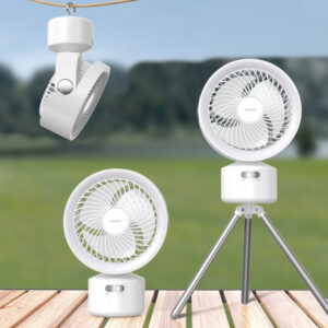 Ventilador de mesa con luz 4,000mAh Blanco - Imagen 3