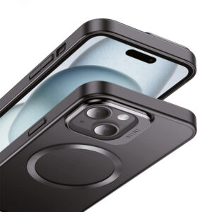 Case iPhone 15 6.1" Magsafe Magnético Transparente - Imagen 3