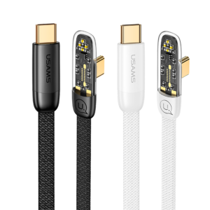 Cable Tejido ICEFLAKE Type-C a Type-C PD 100W 1.2m - Imagen 1