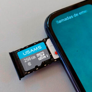 Tarjeta Micro SD High Speed 256 Gb + Adaptador Cyan - Imagen 2