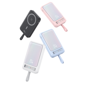 Batería Portátil Inalámbrico Magsafe  10,000MAH + Soporte + Cable Type-C - Imagen 1