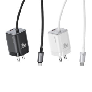 Cargador Pared GAN 30W + Cable Tipo-C